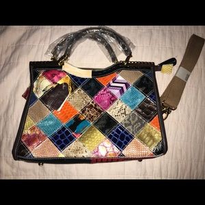 CHAOS BY ELSIE leather handbag